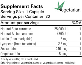 Mixed Carotenoids